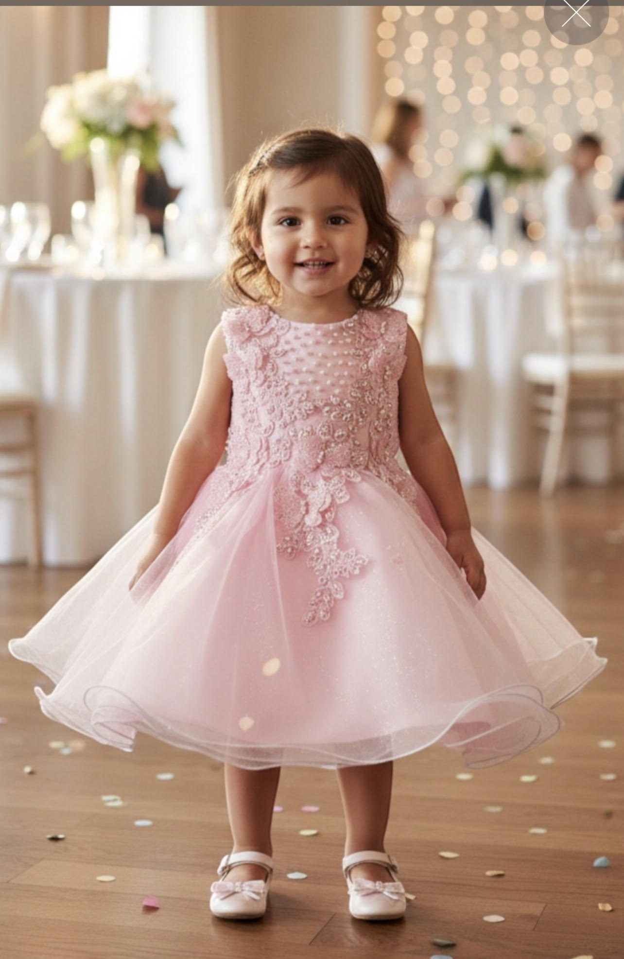 Butterfly Tulle Dress 9156