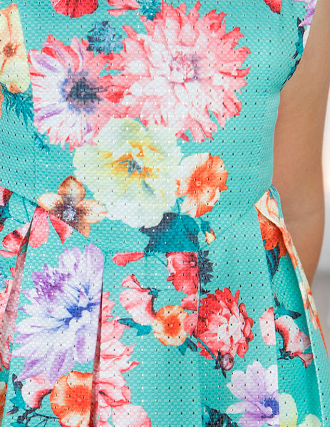   ★【フレア ドレス】Floral Sleeveless Fit Flare 242036453_1685.jpg
