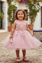 Floral Tulle Baby Dress 9110