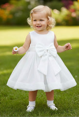 Ribbon Crystal Organza Dress 9191