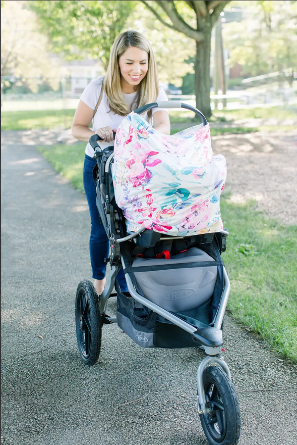 Flora Car Seat Canopy and Breastfeeding Cover