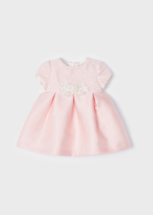 2820 Baby Pink Special occasion dress newborn girl
