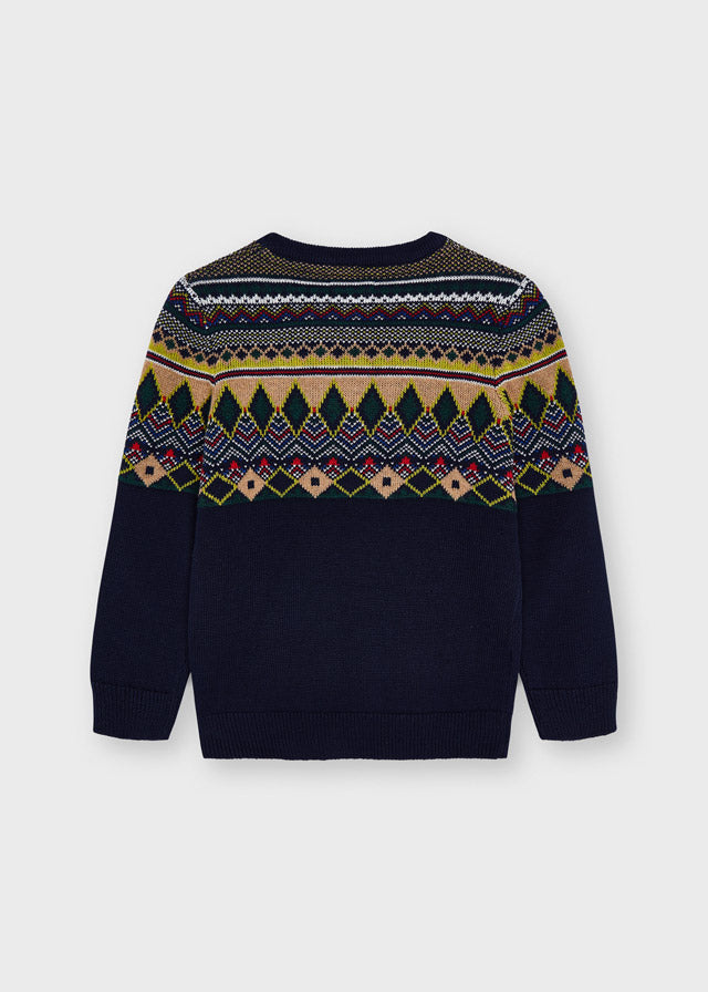 4360, Jacquard Sweater