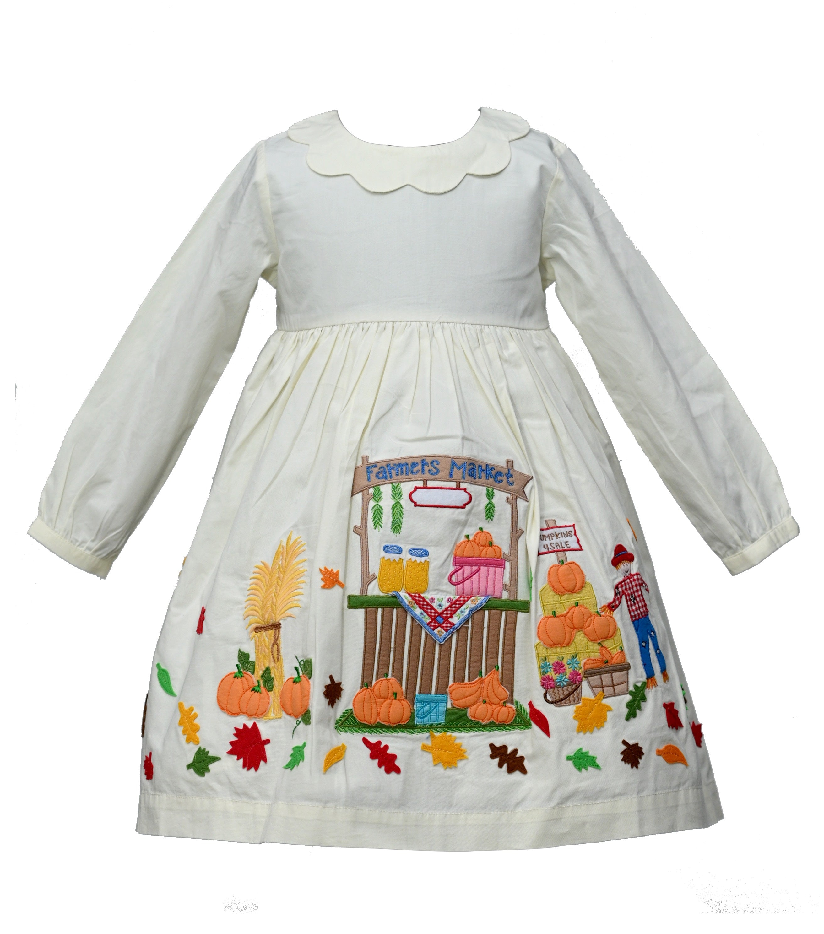 CK 4373 Fall Harvest Embroidered Dress
