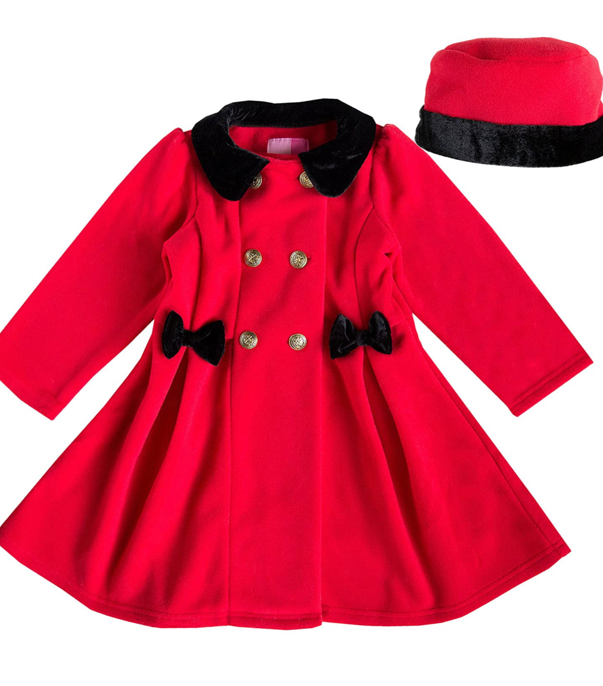 Red Fleece Coat